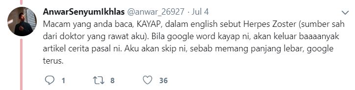 'Kerana Kayap Aku Hampir Hilang Mata Kiri', Lelaki Ini 